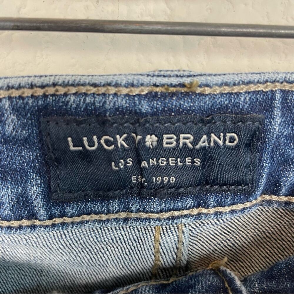 Lucky Brand Blue Denim The Roll Up Shorts 4 - Picture 4 of 9